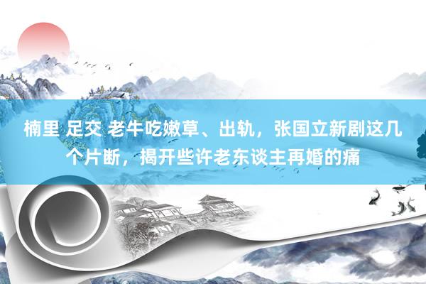 楠里 足交 老牛吃嫩草、出轨，张国立新剧这几个片断，揭开些许老东谈主再婚的痛