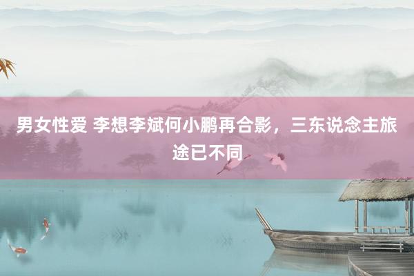 男女性爱 李想李斌何小鹏再合影，三东说念主旅途已不同