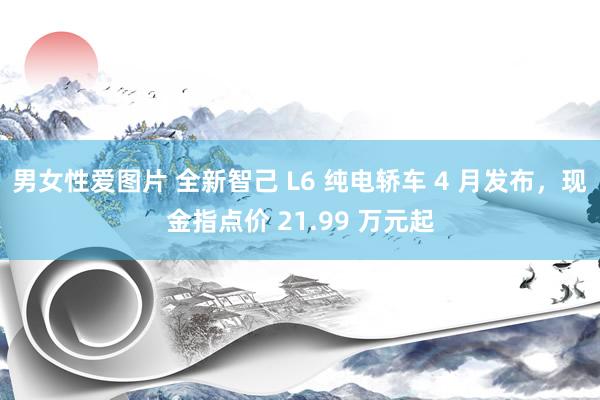 男女性爱图片 全新智己 L6 纯电轿车 4 月发布，现金指点价 21.99 万元起
